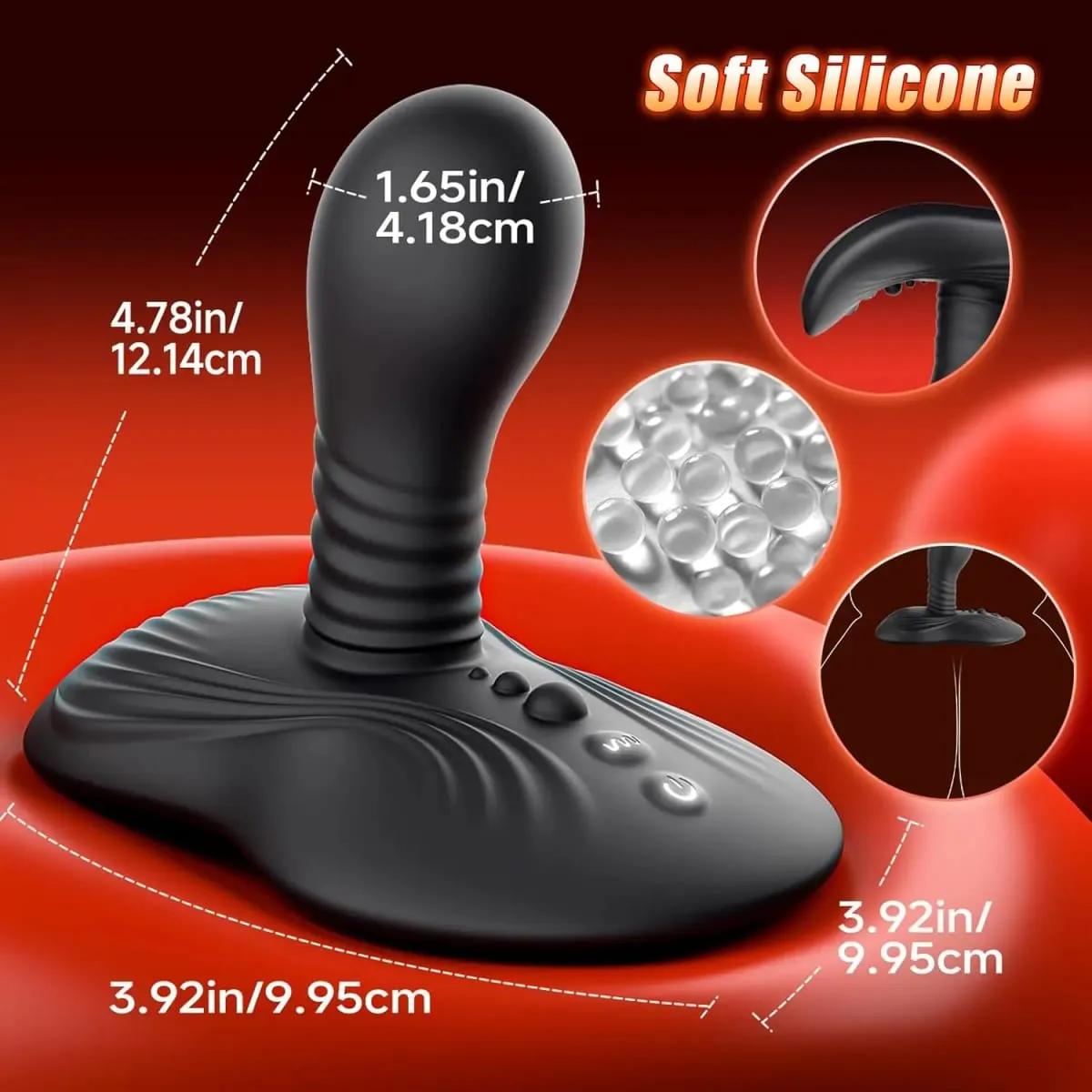 Sit and Ride Rotating Vibrating Dildo Vibrator Remote Control G Spot Stimulator Prostate Massager Adult Sex Toys for Women Men — image 6