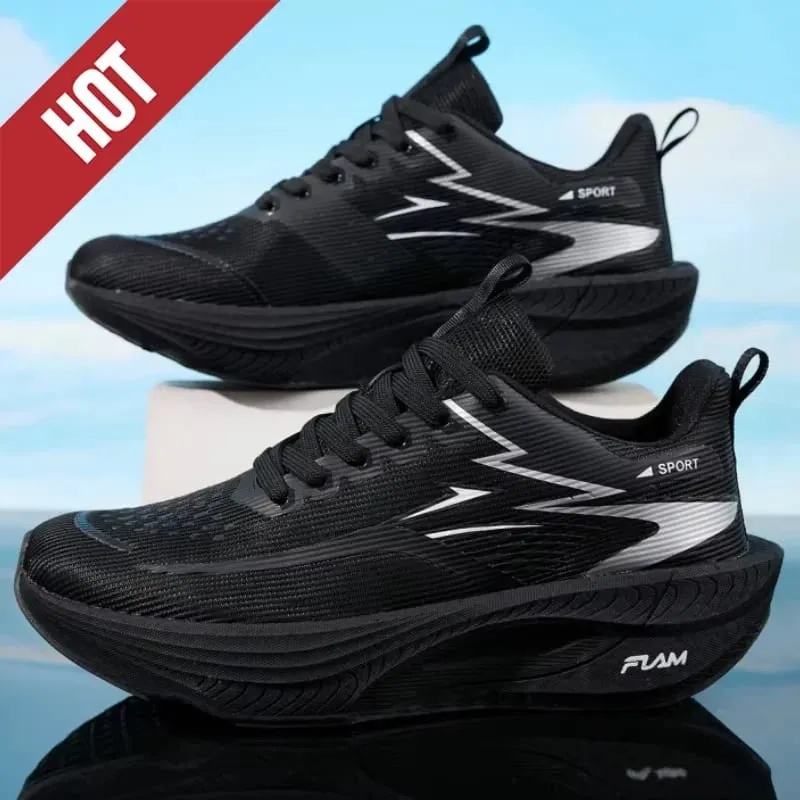 Running Shoes Carbon Board Speciality Marathon Men Sports Breathable Lightweight Women's Comfortable Athletic Nonskid Sneakers — image 9
