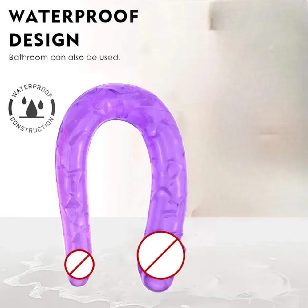 Dildo Sex Toys For Woman Vagina and Anus Realistic Penis Masturbators For Women Two Double Headed Dildos Adult Sex Toy For Women — image 3