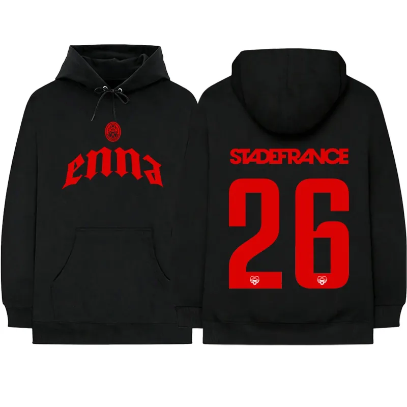 Rapper PLK Stade De France 2026 Tour Hoodies Men's Clothing Fashion Hip Hop Pullovers Fleece Long Sleeves Oversized Sweatshirts — image 1