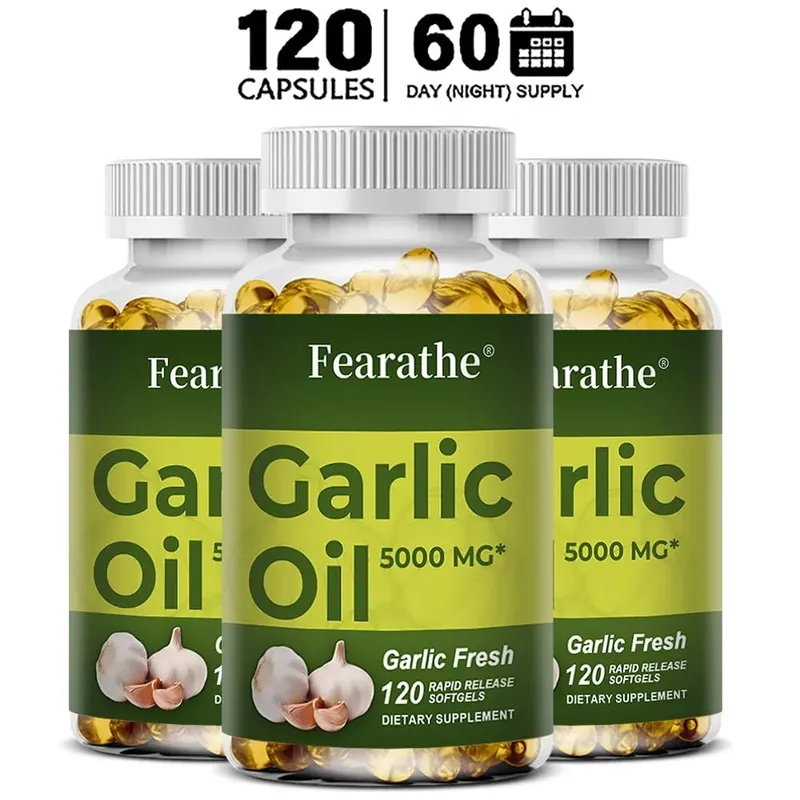 Organic Garlic Extract Capsule for Cardiovascular Health Detox Support Immune Nutrition Supplement — image 8
