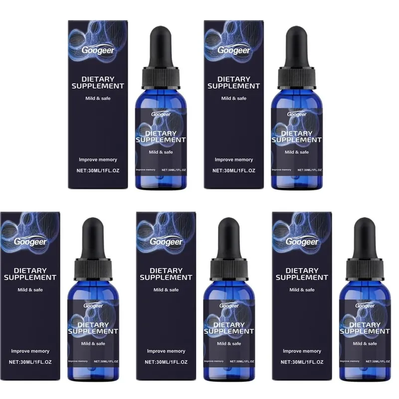 Googeer Methylene Blue Drops Memory Focus Support Drops with Vitamin B1 Mint Leaf Extract Gluconolactone Alcohol Free 30 ML — image 12