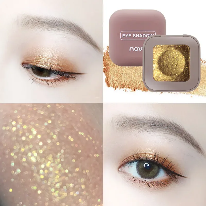 Keyboard Fingertips Cool Eye Shadow Makeup Paint Glitter Eye Shadow 3D Bare Metal Eye Shadow For Brightening Eye Makeup