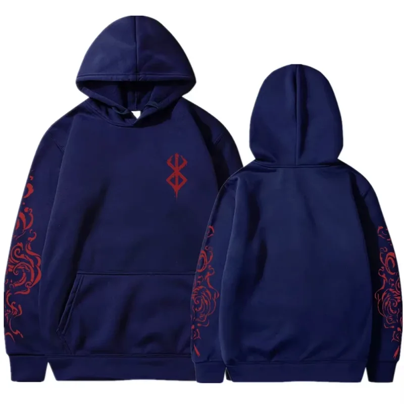 Anime Berserk Acid Hoodies Printed Men Women Fashion Long Sleeve Harajuku Goth Clothing Aesthetic Streetwear Sweater Oversized — image 4