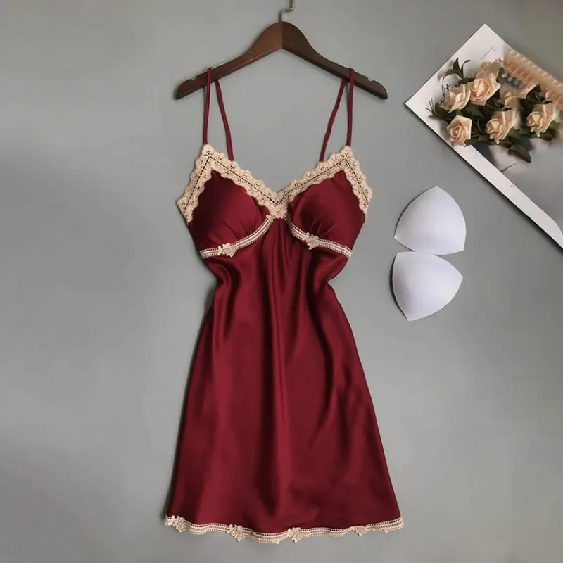 Sexy Women'S Suspender Nightgown Home Wear Lace Pajamas Erotic Lingerie In Europe And America Intimates Nightdress Sleepwear — image 10