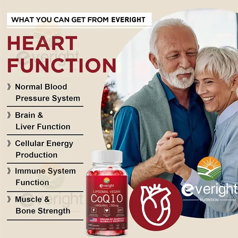 Liposomal CoQ10 150mg Capsules High Absorption Ubiquinol Coenzyme Q10 for Antioxidant Heart Function & Energy Production — image 6