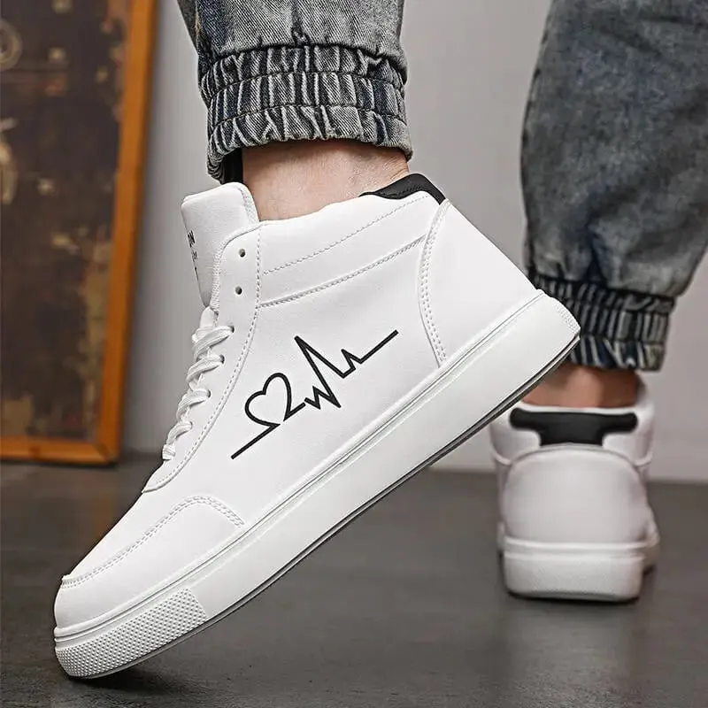 Sneakers Man Vulcanized Sneakers Male Comfortable High Top Shoes Light Men Autumn Spring 2025 Fashion Mens Shoes Vulcanize Shoes