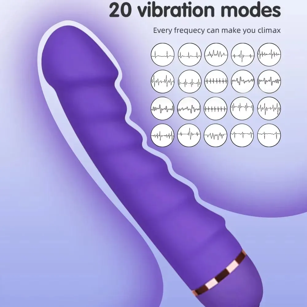 20 Modes Dildo Vibrator Strong Motor G-spot Clitoral Stimulator Vagina Massage Female Masturbator Adult Erotic Sex Toy For Woman — image 2