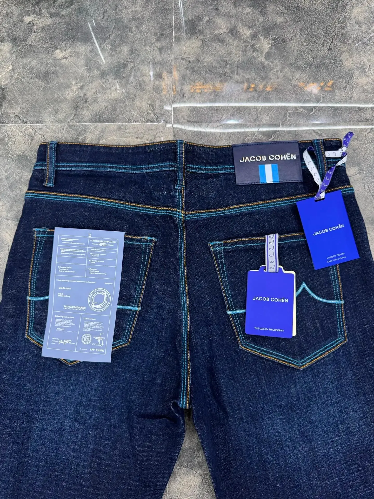 Jeans Thin Cotton Men 2026 Spring Summer new outdoors high quality embroidery comfortable straight Big size 29-40 Pants — image 5