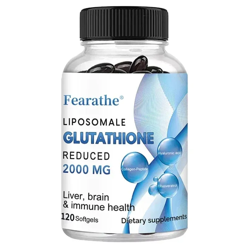 Liposomal Glutathione Capsules Antioxidant Skin Health Supplement Healthy Skin Care Hair Nails Immune Support