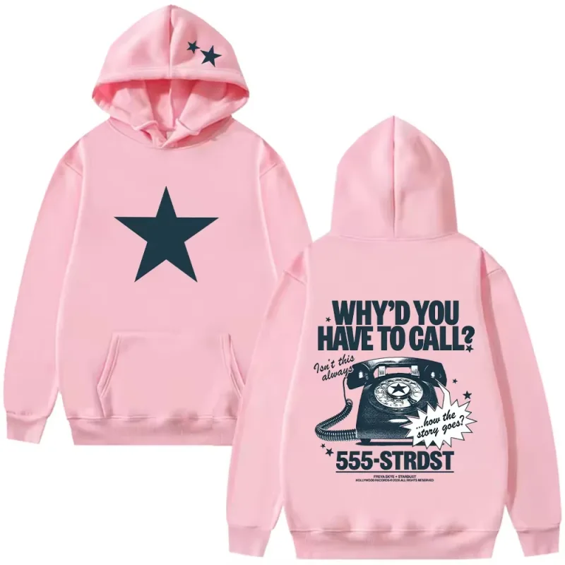 Freya Skye Hoodie Vintage Cartoon Print Hoodies Women Men Casual Long Sleeve Hooded Sweatshirts High Street Y2K Streetwear — image 7