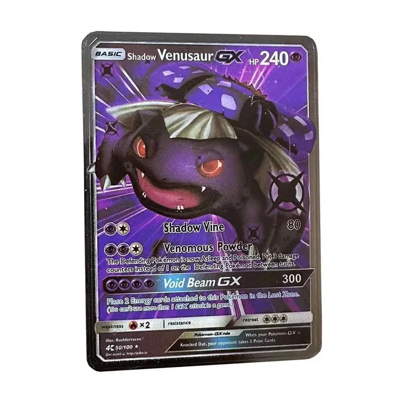 Pokemon Kartı Vmax Metal Pokémon Mektupları Pikachu Gx Mewtwo Charizard Vstar Anime Oyunları Oyuncaklar Altın Demir Oyun Kartları Çocuklar Hediyeler