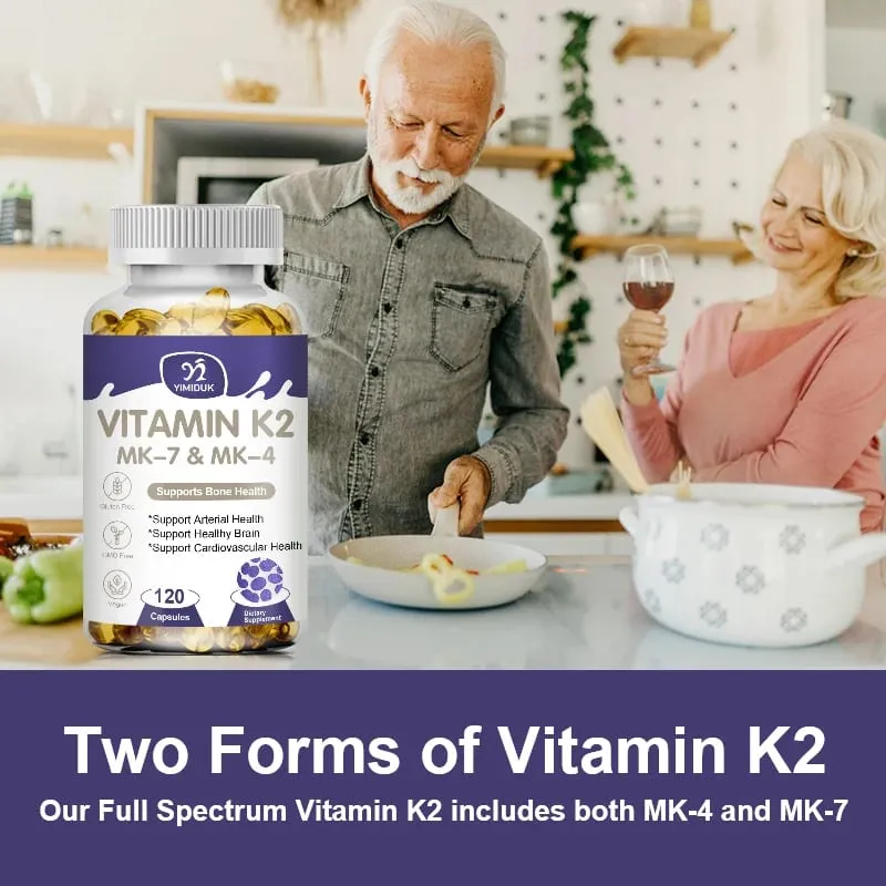 Vitamin K2 (MK7 & MK4) with D3 Supplement- Support Strong Bones & Healthy Brain Cardiovascular Health — image 6