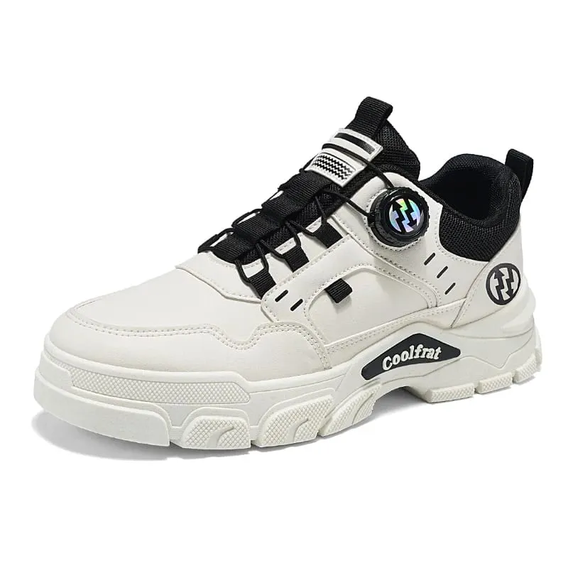 New Men's Shoes Low-top Rotating Buckle Sports Casual Trendy Outdoor Waterproof Work Shoes EVA Sole Rubber Zapatillas Hombre — image 8