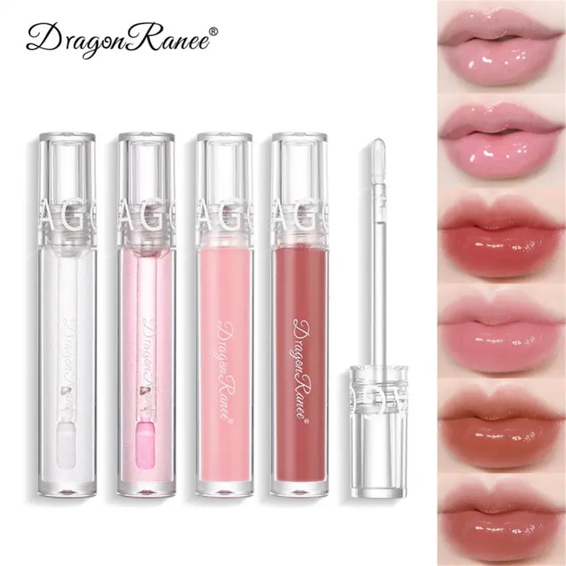 Mirror Water Gloss Lip Glaze Moisturizing Liquid Lipstick Long Lasting Nourishing Glass Lip Gloss Transparent Lip Stain Tint