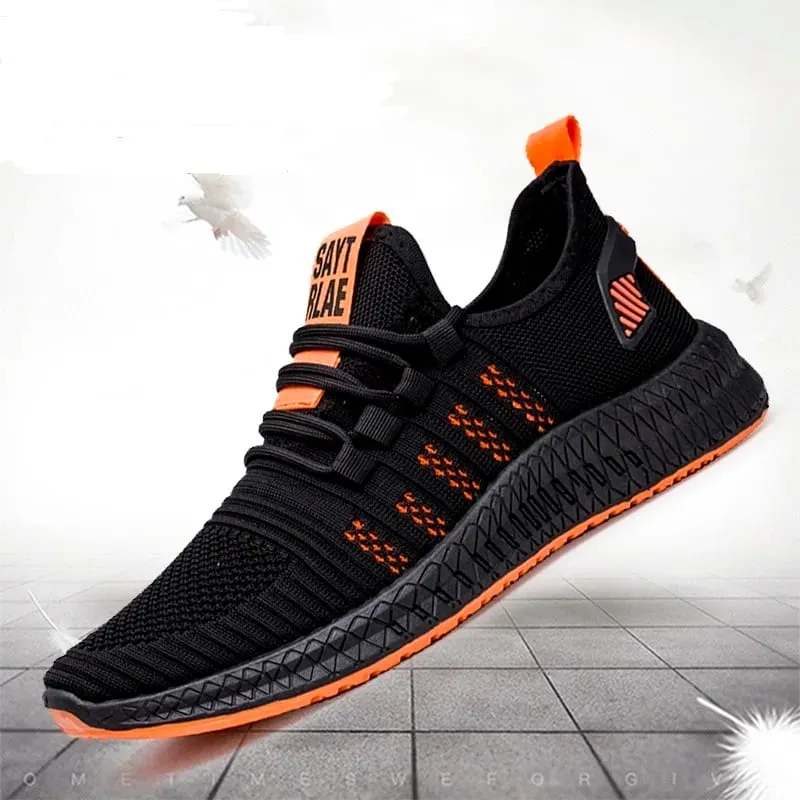 Fashion Sneakers Lightweight Men Casual Shoes Breathable Male Footwear Lace Up Walking Shoe Mens Casual Summer Shoes — image 5