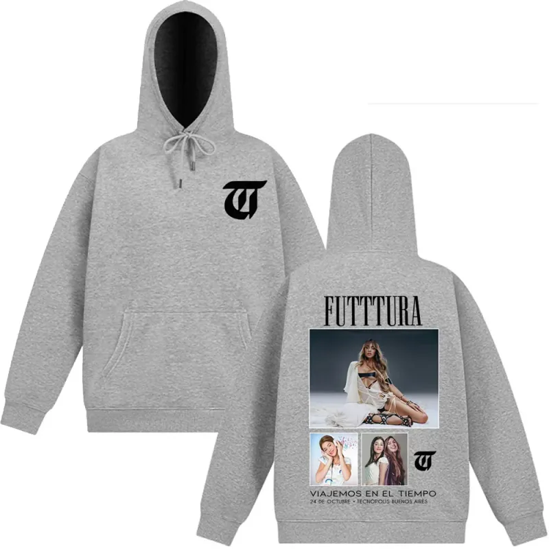 Singer TINI STOESSEL Futtura Album 2025 Tour Hoodie Men Women Aesthetic Trendy Sweatshirts Long-sleeved Loose Harajuku Pullover — image 8