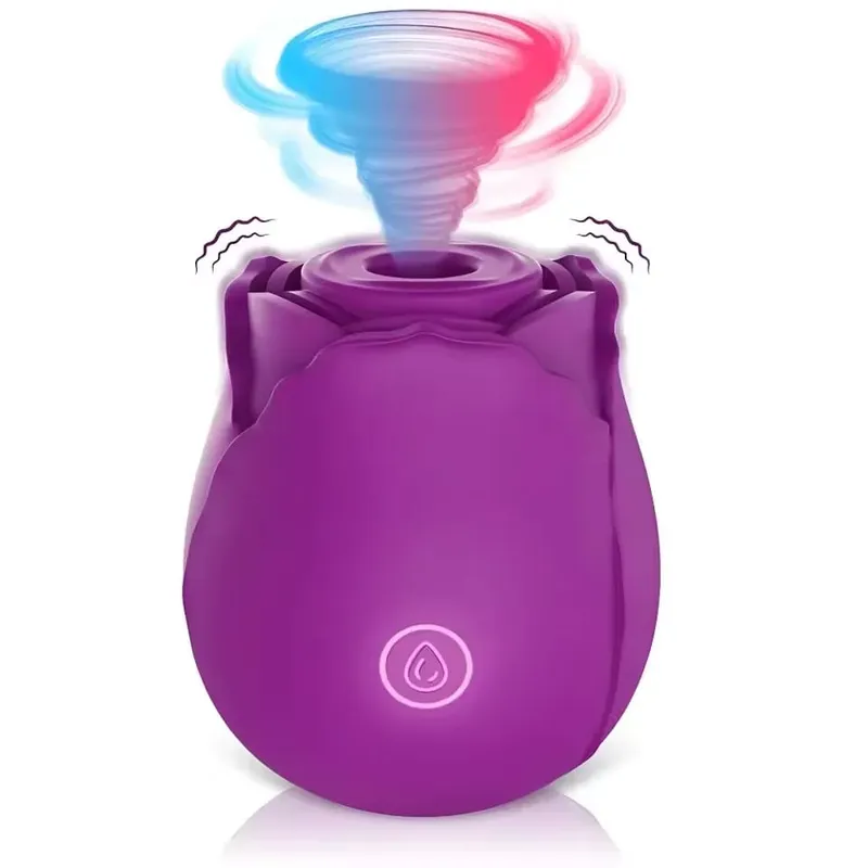 Rose Tongue Licking Vibrator G Spot Clitoris Nipple Stimulator Massager Masturbator Adult Sex Toys for Couples Adult