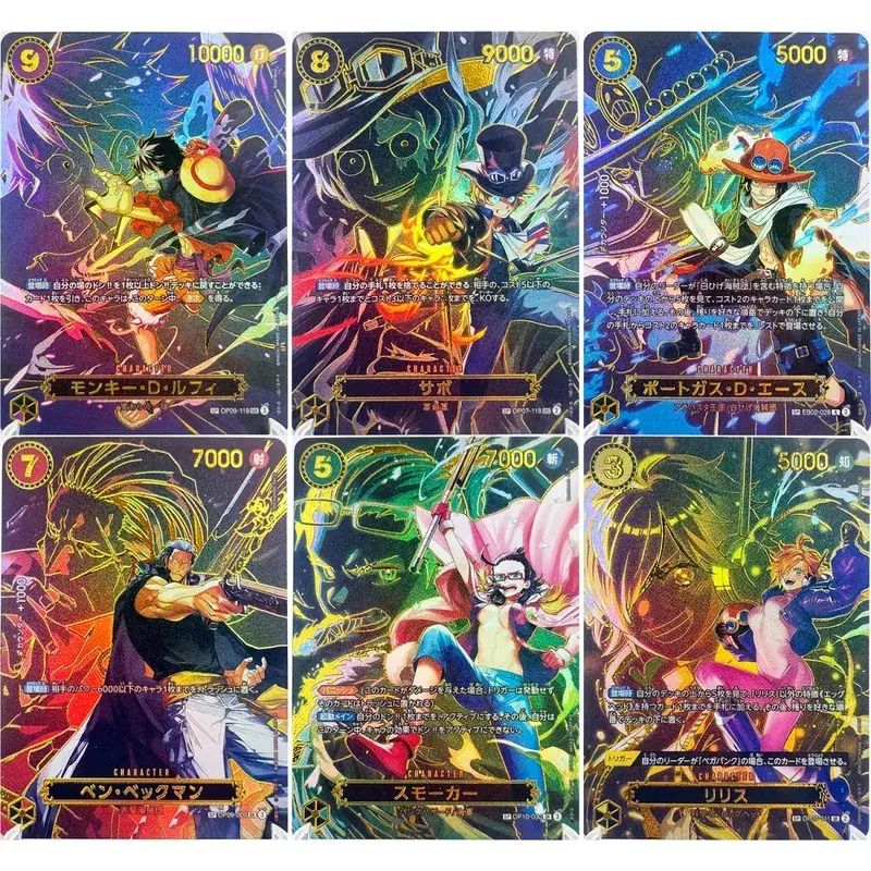 Full Set One Piece Card Game SP Rare Card Complete Collection High Quality DIY Replica Anime Foil Proxy Card [English/Japanese]