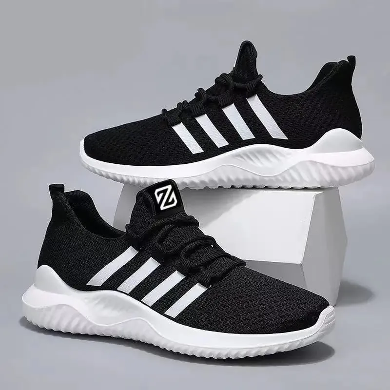 New 2025 Men's Sports Shoes Comfortable Casual Fashionable Breathable Low Top Flat Heel Lace-Up Running Shoes for Men