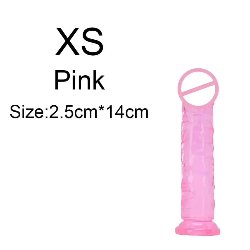 Super Cheap 6 Sizes Realistic Soft Jelly Dildo Butt Plug Anal Plugs Adult Sex Toy for Women and Men Vaginal and Anal Masturbator — image 22
