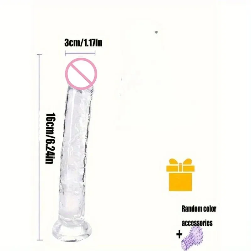 Transparent Soft Jelly Dildos Strong Suction Cup Female Anal Masturbator Clitoral Stimulator Big Dick Lesbian Women Sex Toys 18+ — image 8