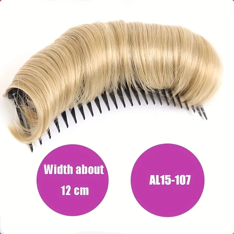 Synthetic Hair Invisible Bangs Pad High Straight Hair Up Comb False Hair Accessories Natural Hair Extension For Women Wig — image 10
