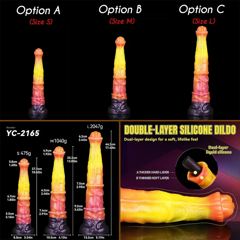 Big Knot Monster Penis Dragon Scales Dildo Horse Cock Silicone Anal Plug Butt Plug Prostate Masturbator Sex toys for adults — image 9