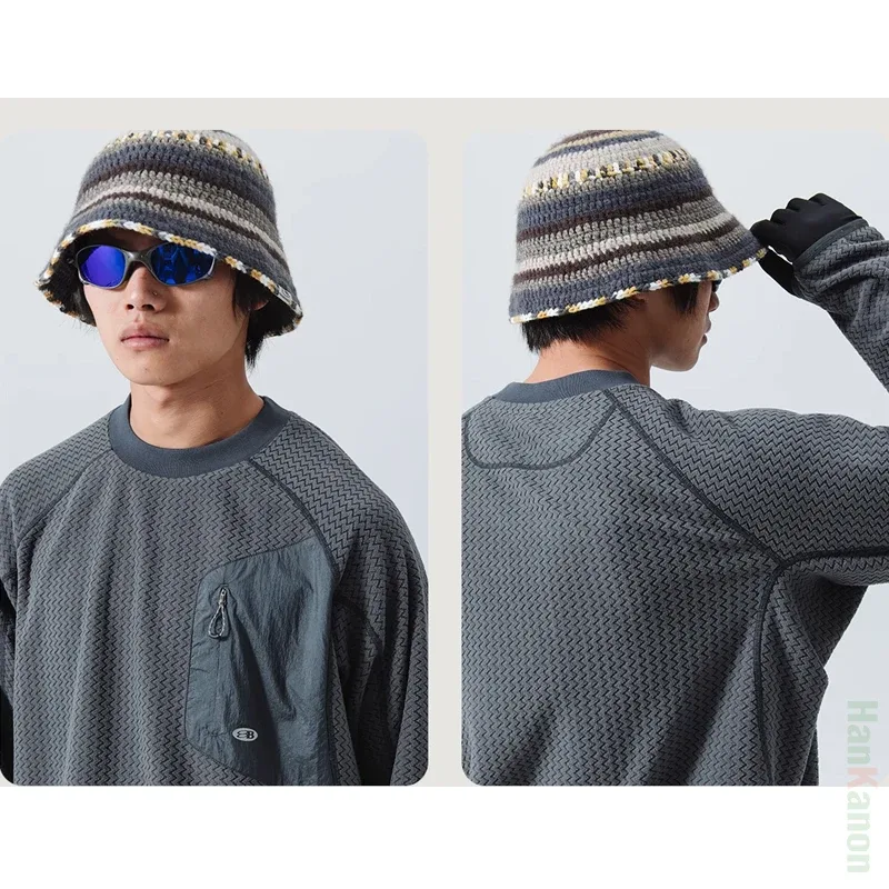 Mountain-Ready Crewneck: Engineered with Ribbed Neck Reflective Logo & Secure Chest Pocket for Outdoor Style Unisex — image 5