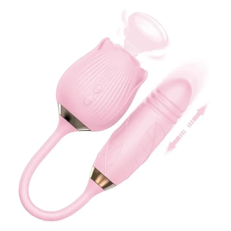 Powerful Rose Sucking Vibrator for Women G-Spot Licking Clitoris Stimulation Female Sucker Vagina Nipple Massager Adult Sex Toys — image 13