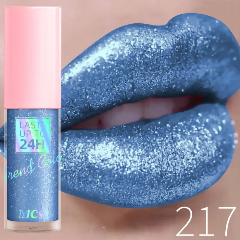18 Χρώματα Diamonds Glitter Lip Gloss Μεγάλης διάρκειας Αδιάβροχο Υγρό Κραγιόν Pearl Shining Lip Color Sparking Lip Makeup Women — image 22