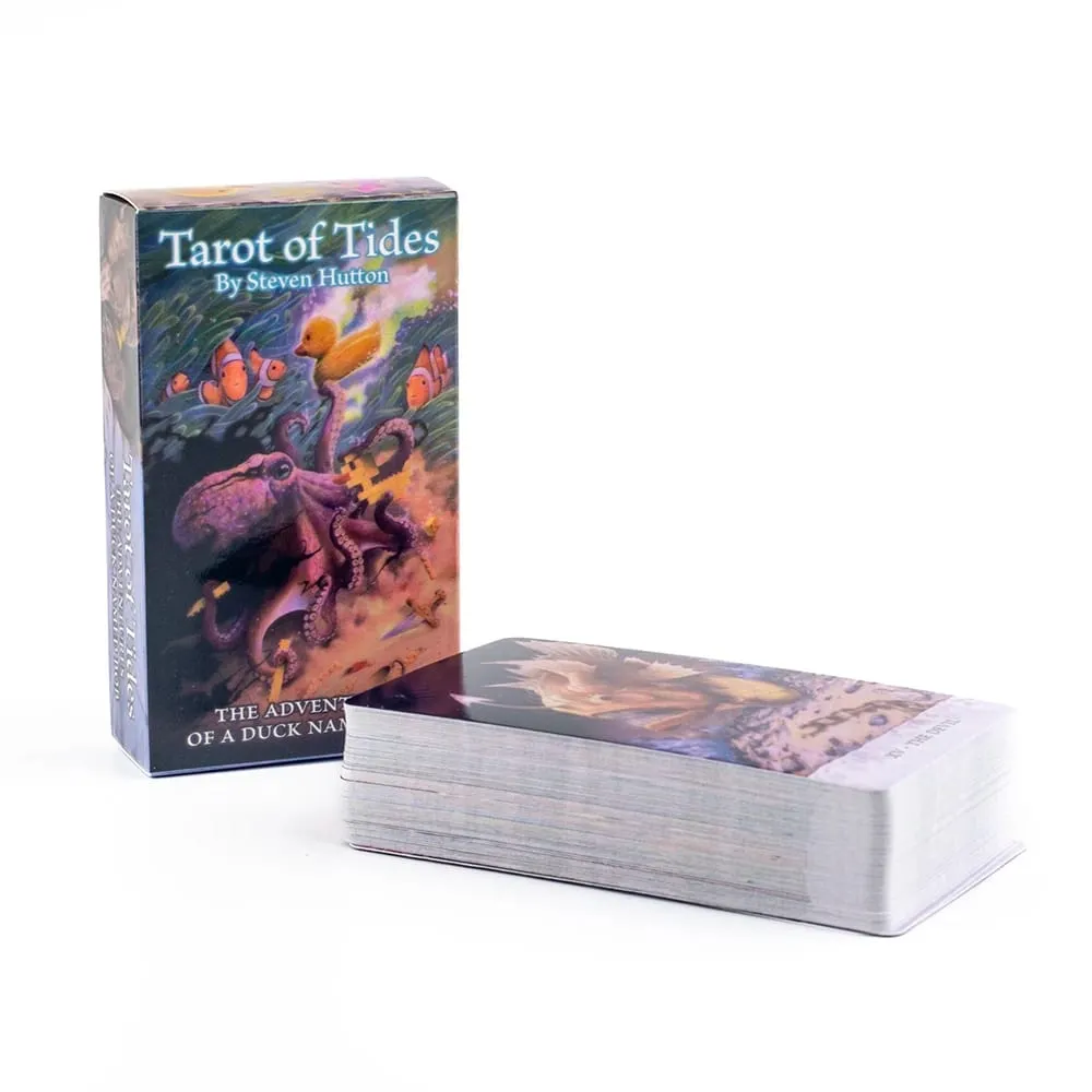 Tarot of Tides: The Adventures of A Duck Named Bob ― Double-embossed Cardstock Unique 78PCS Tarot Deck Board Game Cards — image 3