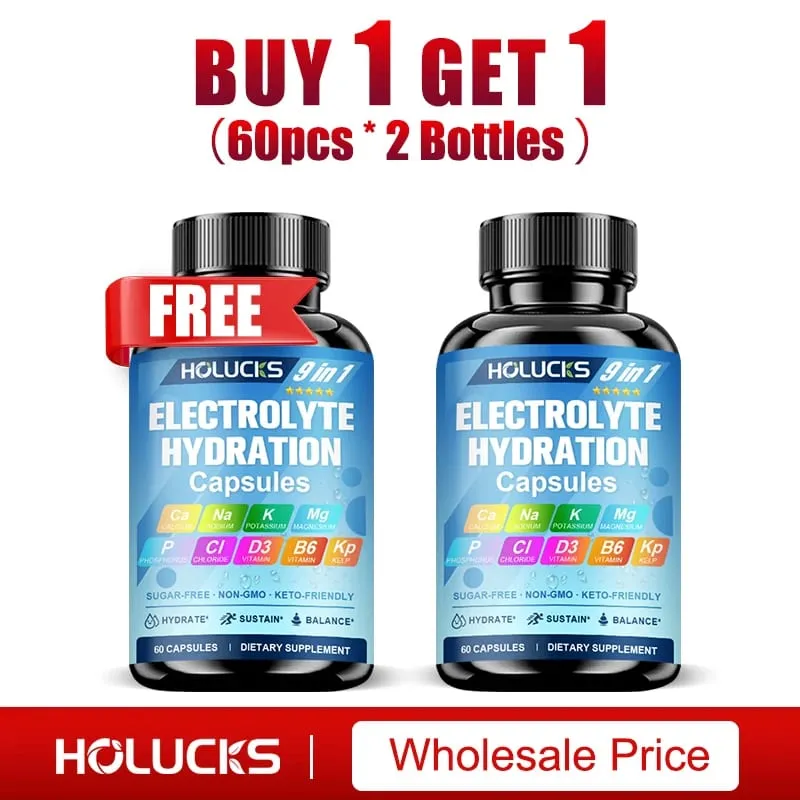 Electrolyte Hydration Capsules Workout Recovery & Muscle Support Energy Production for Fluid Balance — image 9