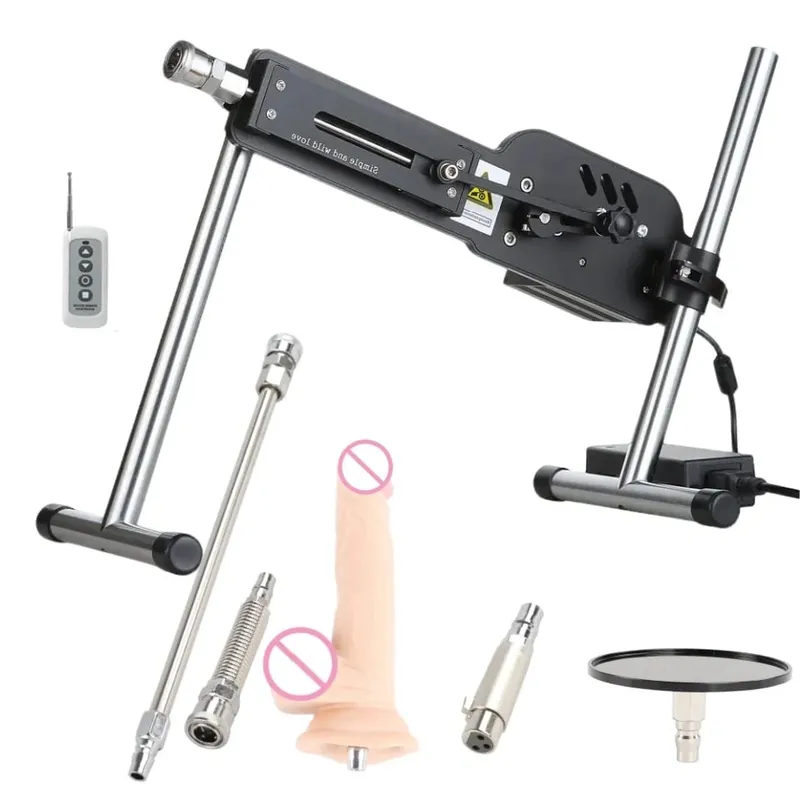 70W/120W/200W Power Sex Machine Silent Adults Masturbation Vac-u Lock Sex Machine With Dildo for Women Sex Toys