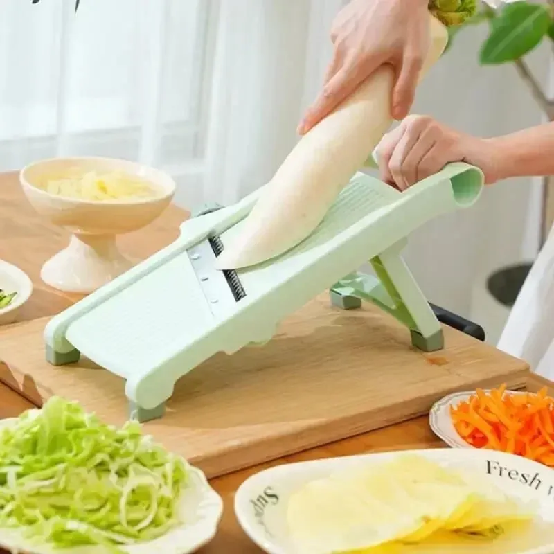Multi-function Vegetable Slicer Household Fruit And Vegetable Cutter Manual Adjustable Knob Lemon Potato Grater Kitchen Gadgets