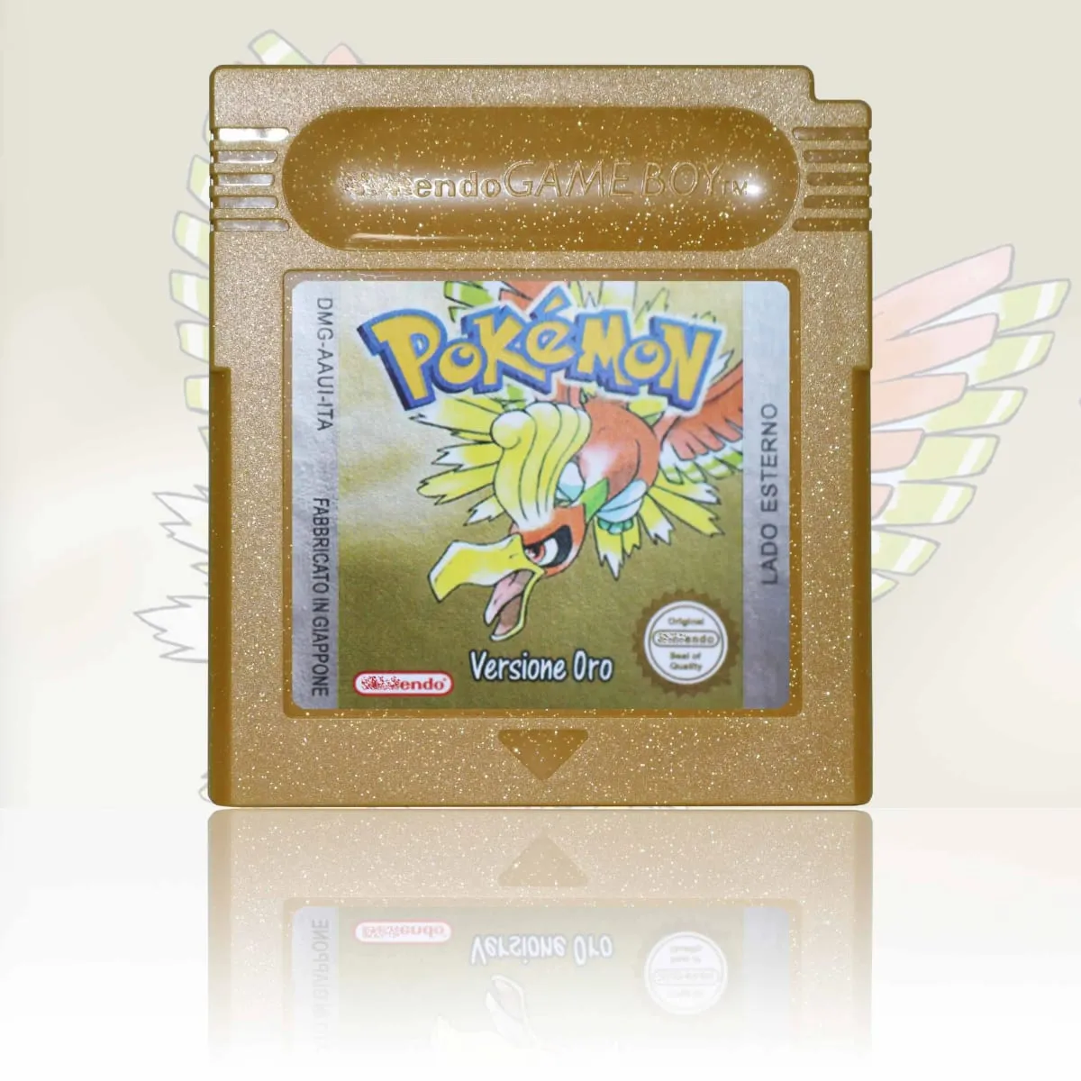 GBA/GBC ITA Version Pokemon Rubino/Zaffiro/Smeraldo/Cristallo/Verde Game Cartridge Video Game Card High Quality with Battery