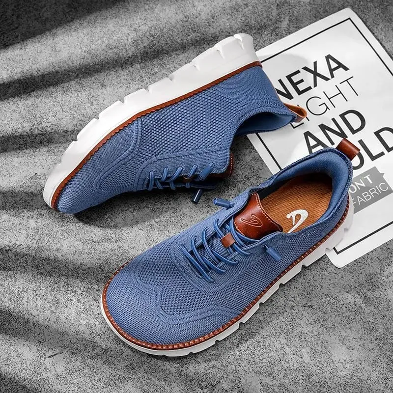 Men's Breathable Knit Wide‑Toe Casual Shoes Lightweight Comfortable Walking Hiking Sneakers Non‑Slip Soft Sole Fashion Dress S — image 6