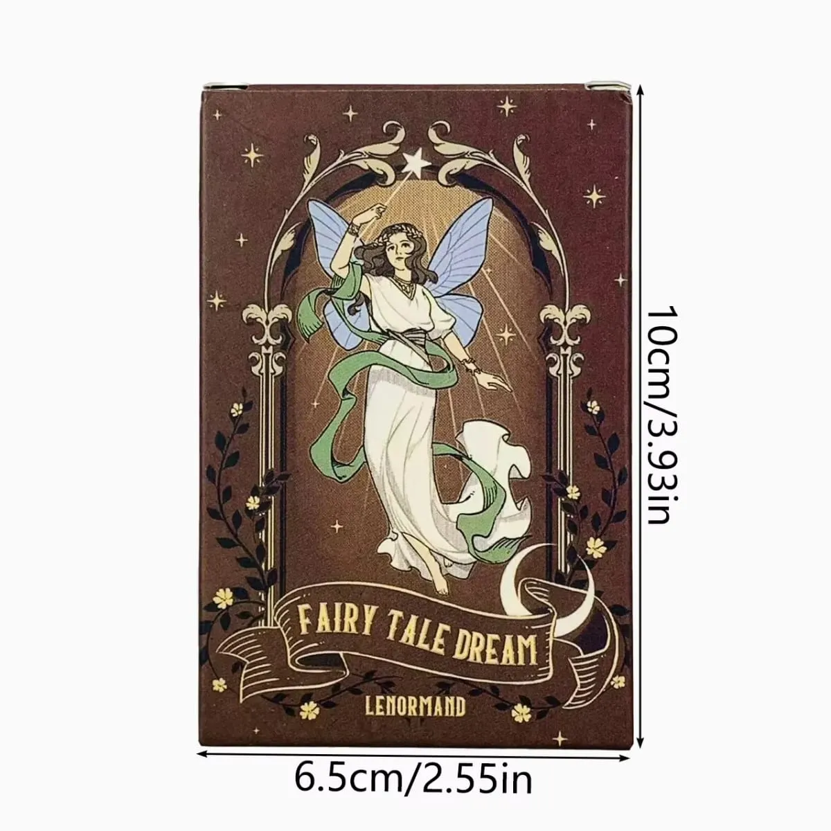 Fairy Tale Dream Lenormand Cards 44 Cards Vintage Fairy Tale Oracle Deck Divination Fortune Telling Witch Gold Border Cards