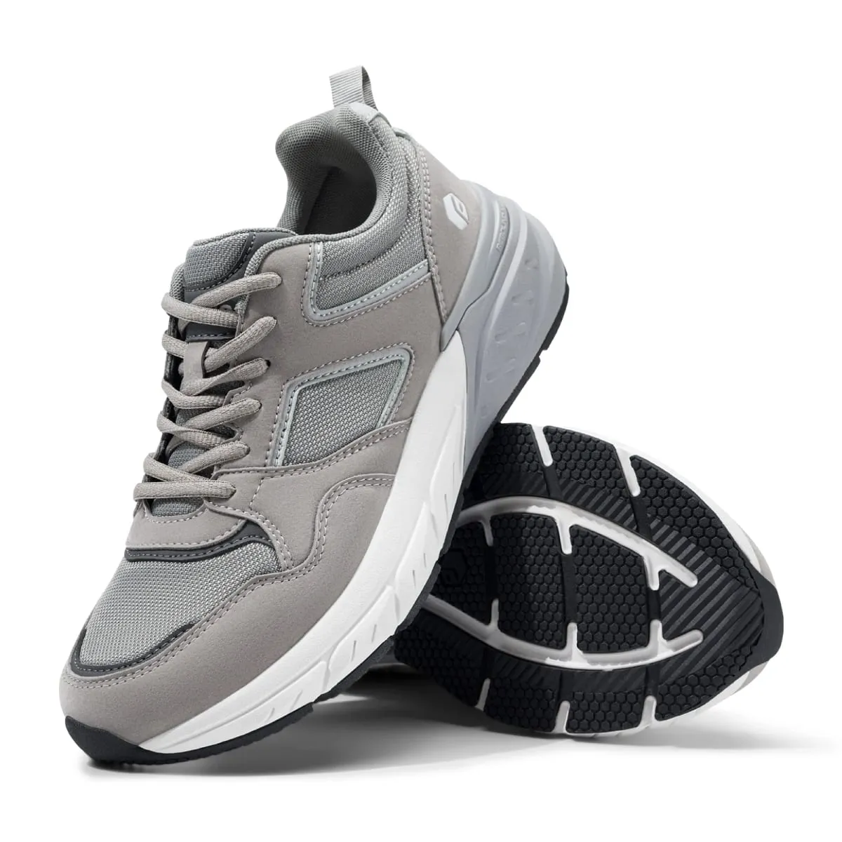 FitVille Newest Walking Shoes for Men Wide Width Sneakers with Arch Support for Flat Feet Heel Pain Relief Plantar Fasciitis — image 15
