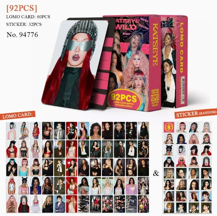 55/127pcs Kpop Idol KATSEYE WILD New Album BEAUTIFULCHAOS Lomo Cards DANIELA HD Printd Photocards Stickers MANON MEGAN Fans Gift — image 17