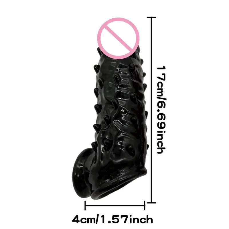 Male Silicone Penis Ring Reusable Cock Ring Lock Delay Ejaculation anillo hombre Penis Sleeve Chastity Erotic Sex Toys For Men — image 7