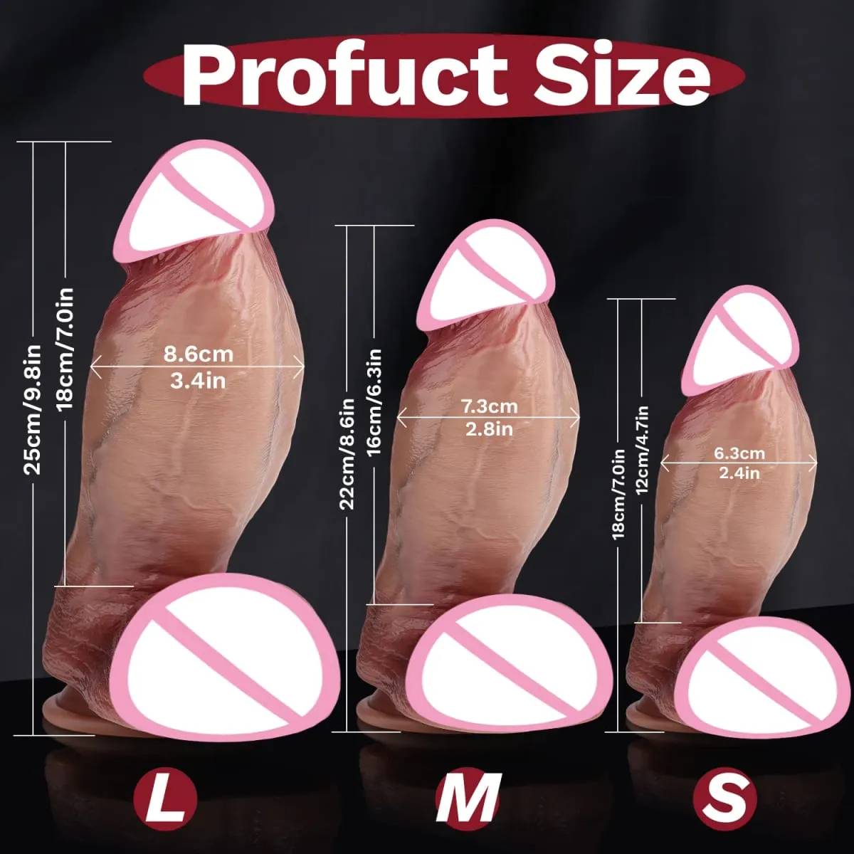 Big Realistic Silicone Dildo with Suction Cup G-Spot Anal Dildos Strapon Dick Butt Plug Masturbat Adult Sex Toys for Man Women