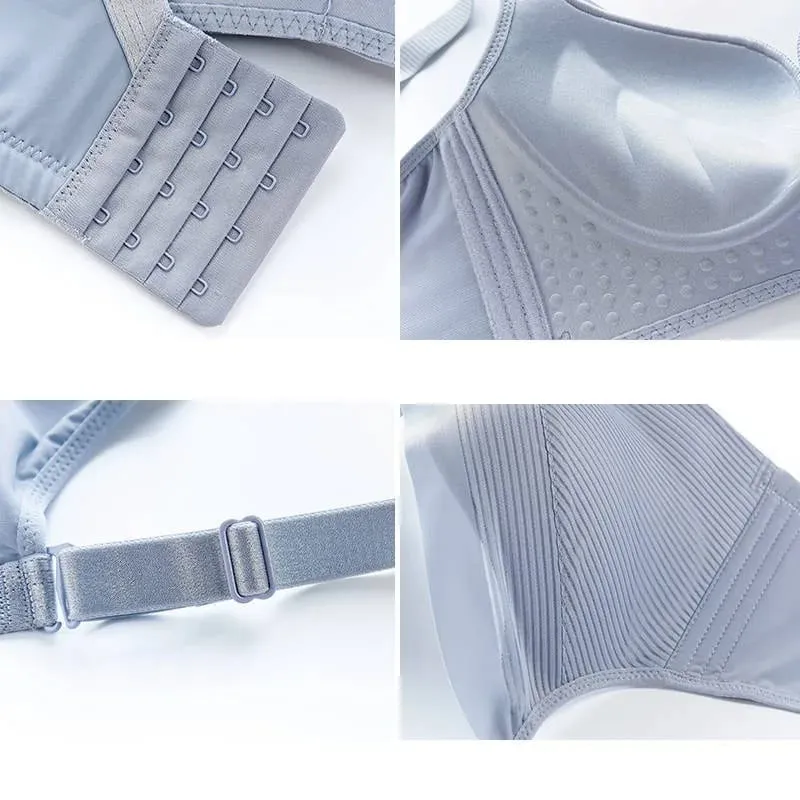 Bra Seksi untuk Wanita Bralette Push Up Lingerie Nyaman Nirkabel Pakaian Dalam Solid Wanita — image 6