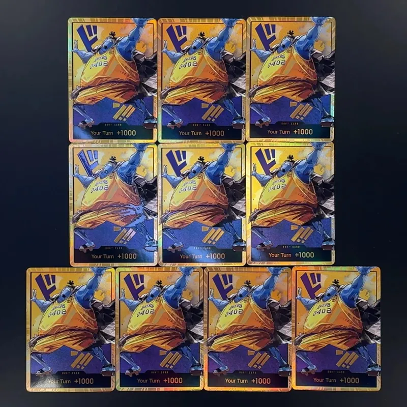 One Piece OPCG English Golden Holographic 3D Textured DON card Straw Hat Crew x Lakers DON card Anime Collectible Cards — image 16