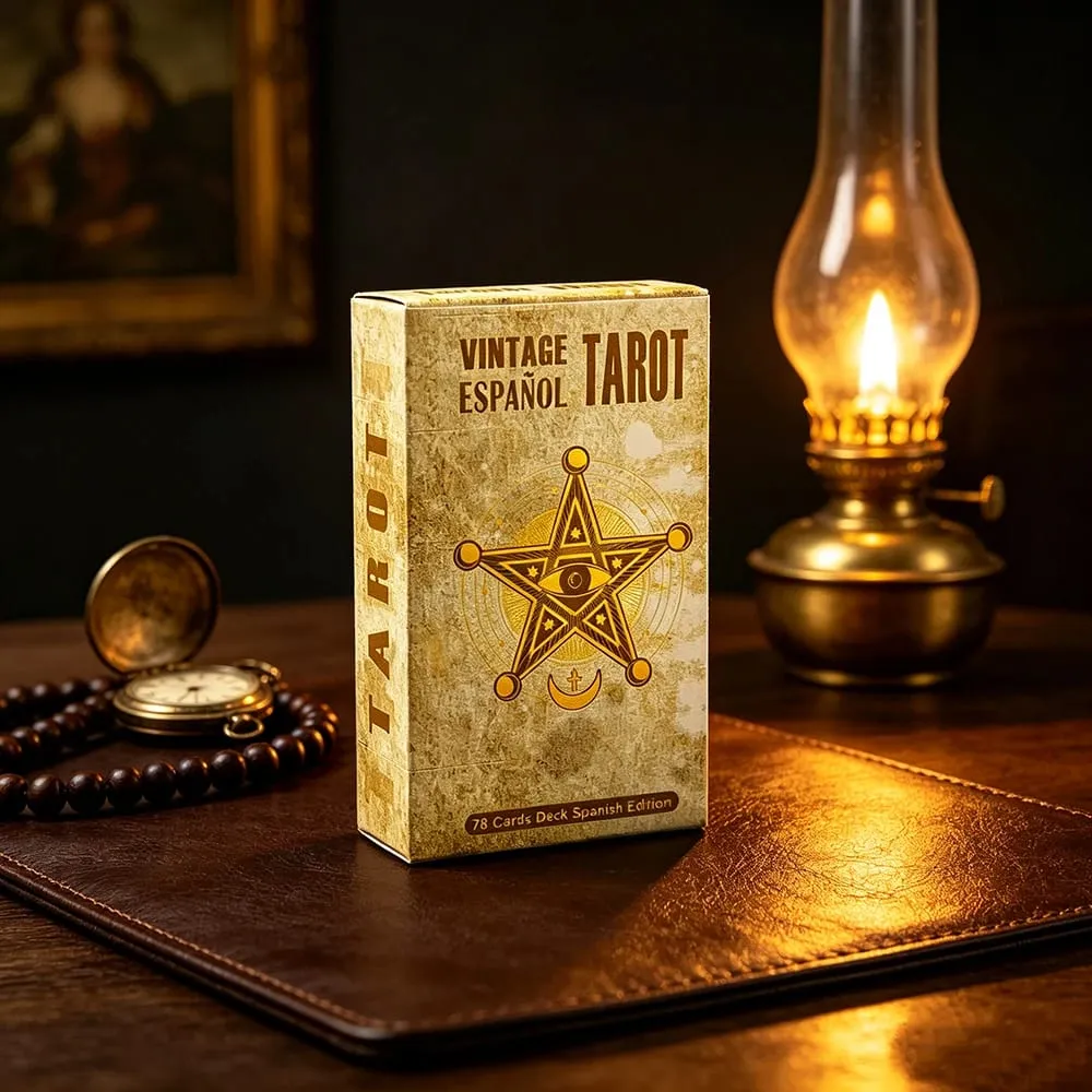 Vintage Español Tarot Deck 78 Tarot Cards Spanish Version Fortune Telling Divination Board Game Cards Game for Beginners — image 2