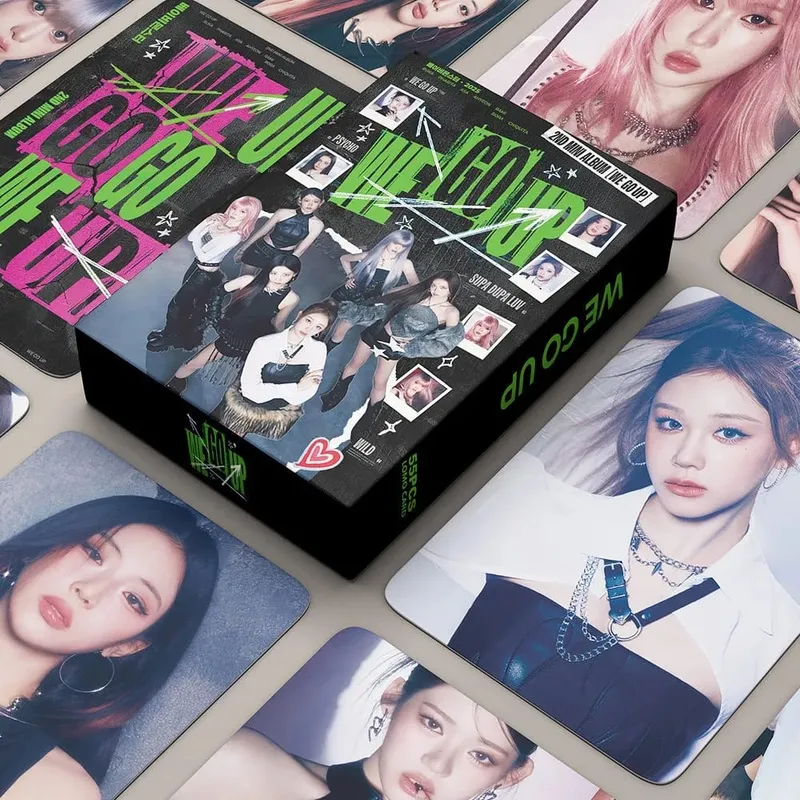 55PCS Kpop Hot Girls Group New Ablum "CHOOM" High Quality Photocards RUKA AHYEON RORA PHARITA RAMI ASA CHIQUITA HD Lomo Cards