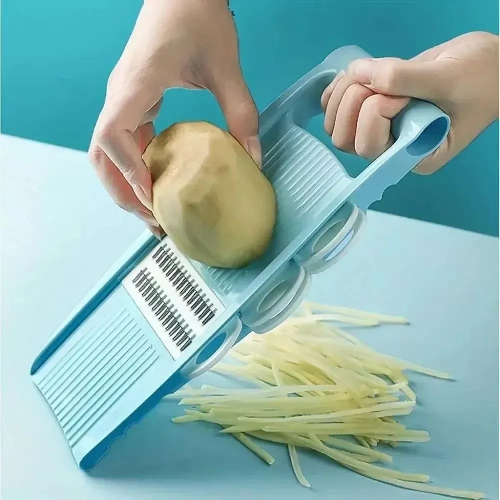 Mandoline Slicer for Kitchen 5-in-1 Mandoline Food Slicer Potato/Cheese/Vegetable/Carrot/Cucumber Grater — image 3