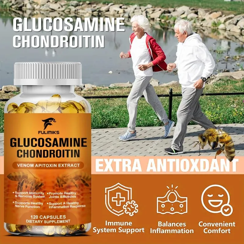 Premium Glucosamine Chondroitin Supplement with Bee Venom MSM & Hyaluronic Acid Supports Joint Flexibility & Cartilage Health — image 5