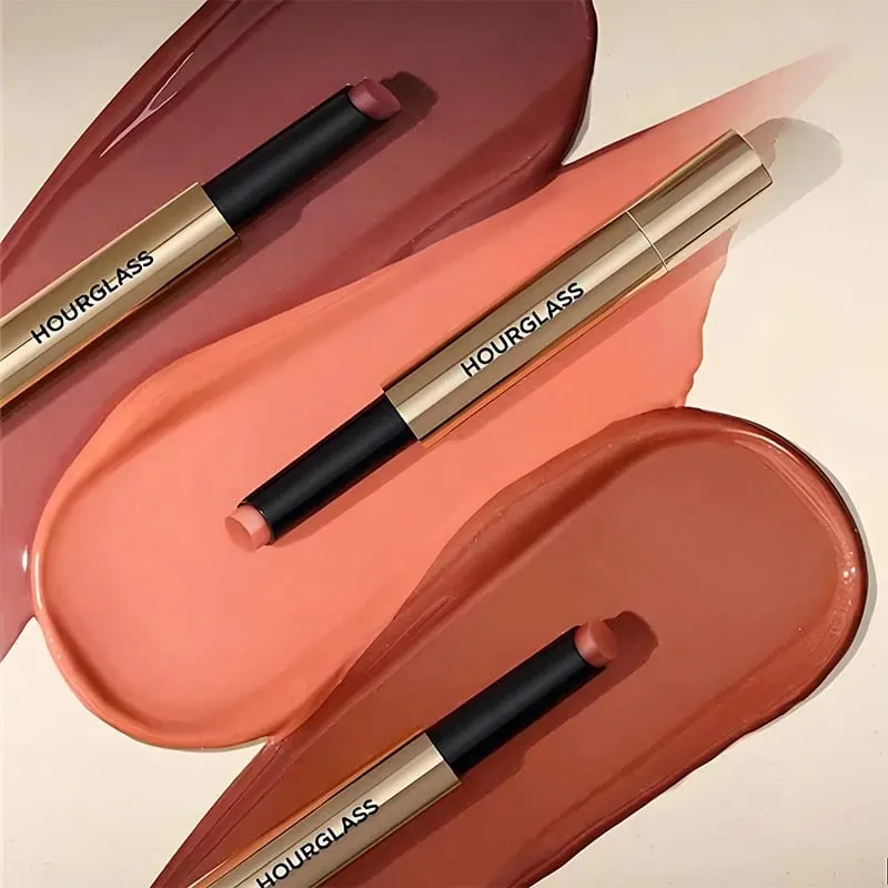 Rouge à lèvres sablier 6 couleurs, baume fantôme volumisant, cannelle, lait, thé, marron, brillant nourrissant, maquillage de Surface miroir — image 2