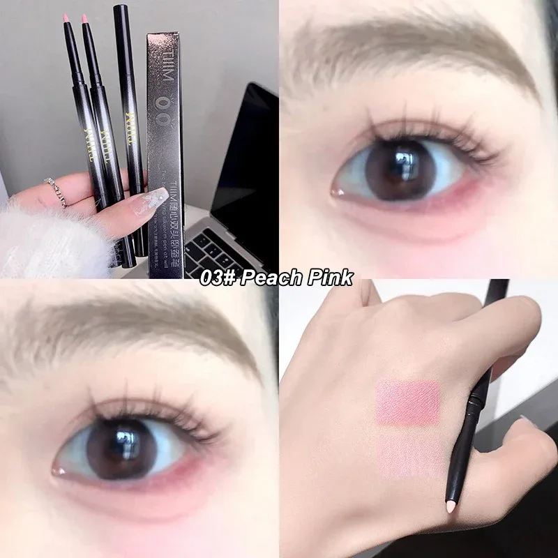 Ultrafeiner Gel-Eyeliner-Stift, rosa Aprikose, unter dem Eyeliner-Stift, wasserfest, matt, Aegyosal Lying Silkworm, schnell trocknendes Augen-Make-up